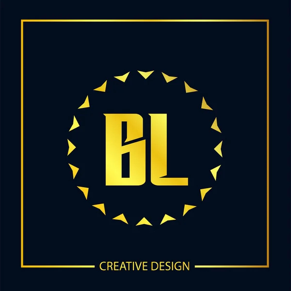 Lettre Initiale Modèle Logo Design — Image vectorielle