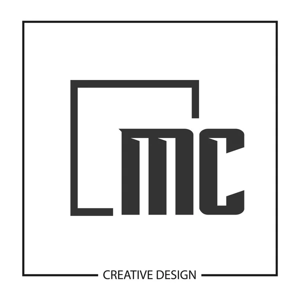 Lettre Initiale Modèle Logo Design — Image vectorielle