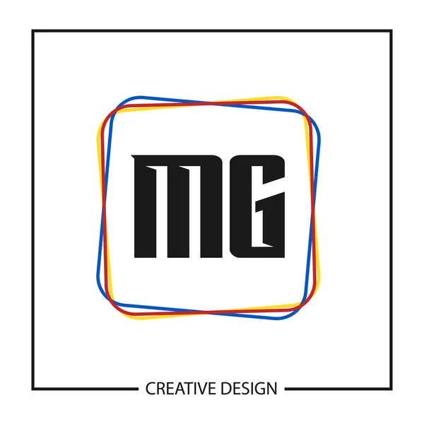 Lettre Initiale Modèle Logo Design — Image vectorielle