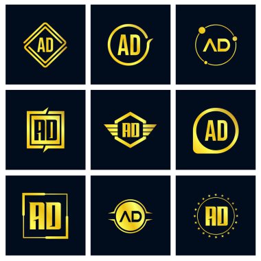 İlk harf reklam Logo Tasarım ayarla