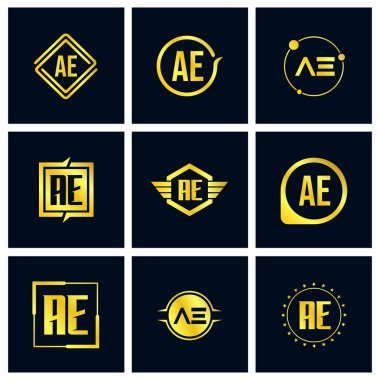 İlk Harf Ae Logo Tasarım ayarla