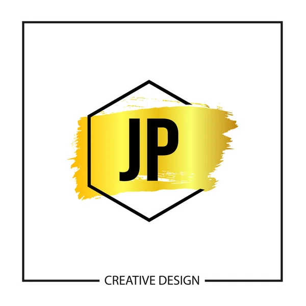Mektup Logo Şablonu Tasarım — Stok Vektör
