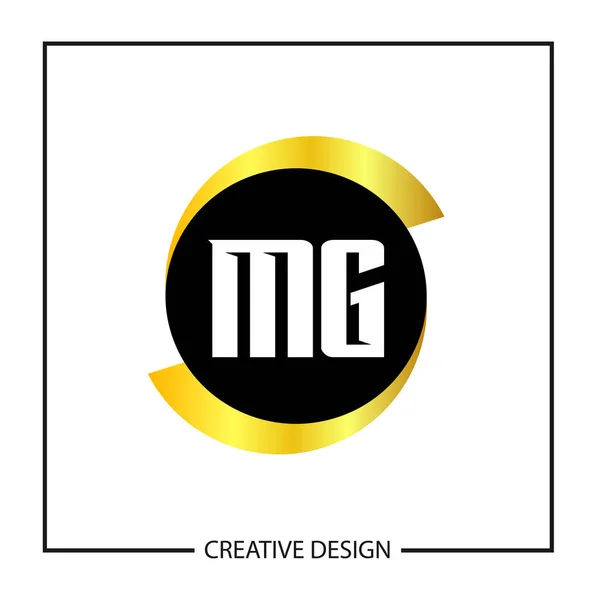 Anfängliche Brief Logo Vorlage Design — Stockvektor