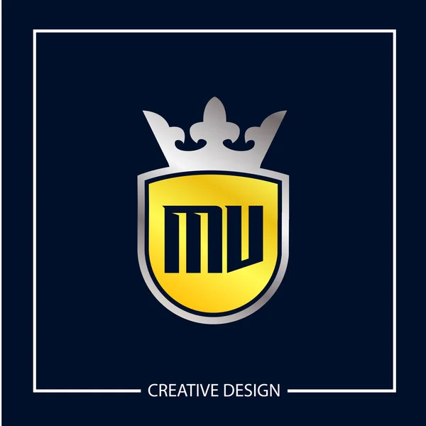 Modelo Inicial Logotipo Carta Design — Vetor de Stock