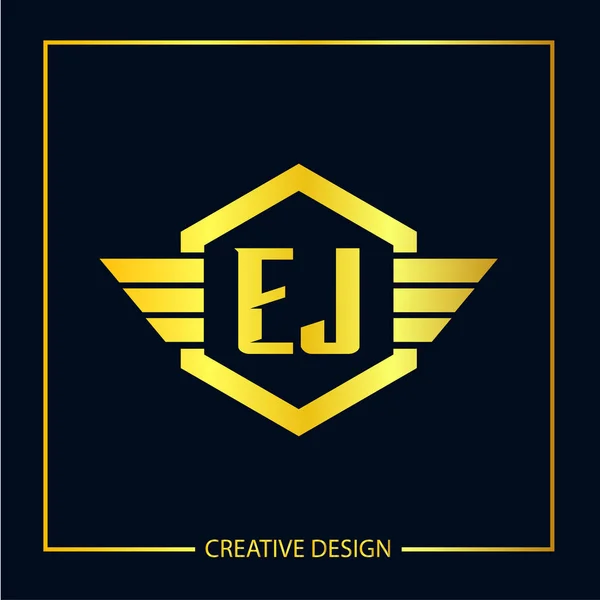 Modèle Logo Lettre Initial — Image vectorielle