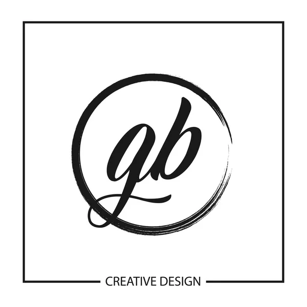 Modèle Logo Lettre Initial — Image vectorielle