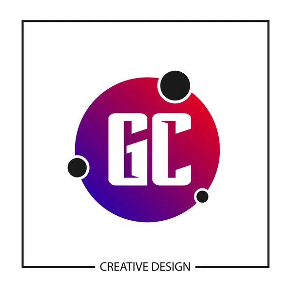 Modèle Lettre Initiale Conception Logo — Image vectorielle