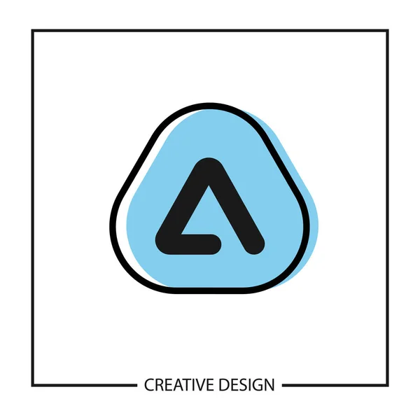 Modern Minimalistisch Letter Logo Template Design — Stockvector