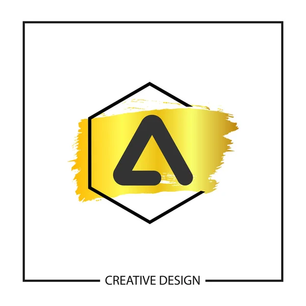 Modern Och Minimalistisk Brev Logotyp Malldesign — Stock vektor