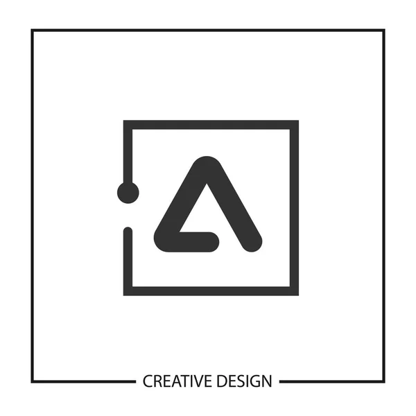 Carta Moderna Minimalista Diseño Plantilla Logotipo — Vector de stock