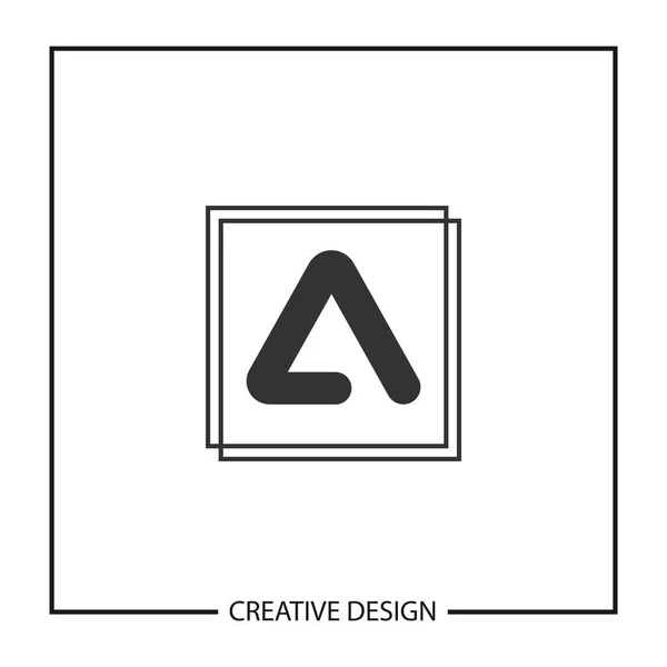 Modern Minimalist Mektup Logo Şablonu Tasarım — Stok Vektör