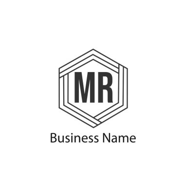 İlk mektup Bay Logo şablonu tasarım