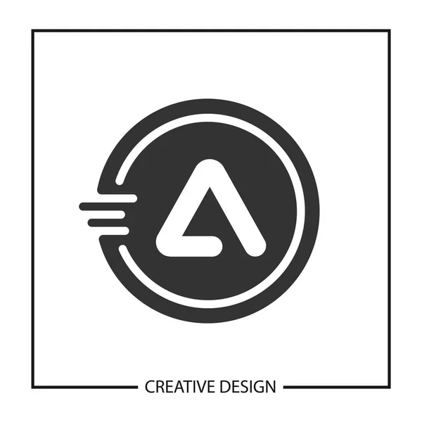 Modern Minimalist Letter Logo Template Design — Stock Vector