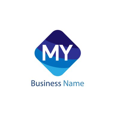 İlk harf benim Logo tasarım şablonu