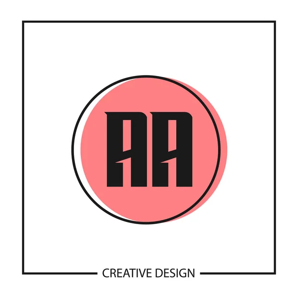 Первоначальное Письмо Логотип Шаблона Дизайн Векторной Иллюстрации — стоковый вектор