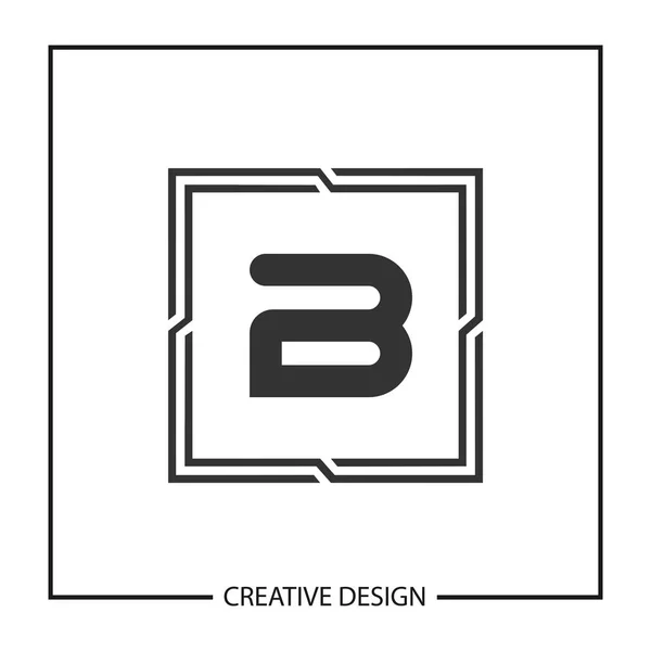 Lettre Modèle Logo Illustration Vectorielle Conception — Image vectorielle