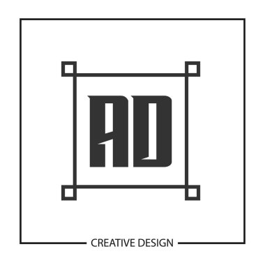 İlk harf reklam Logo şablonu tasarlamak vektör