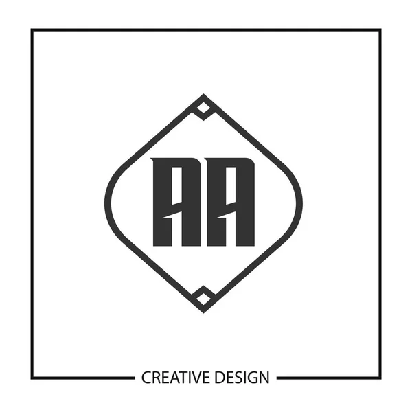 Letra Inicial Plantilla Logotipo Diseño Vector Ilustración — Archivo Imágenes Vectoriales