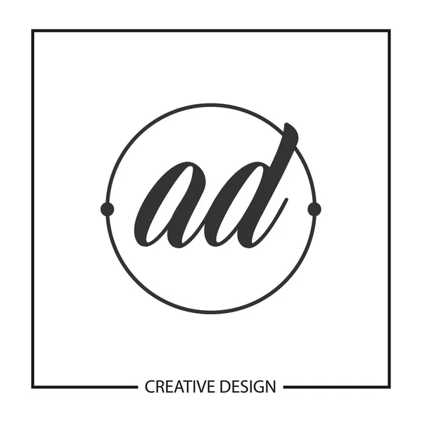 Carta Inicial Logo Template Design Vector Illustration — Vetor de Stock
