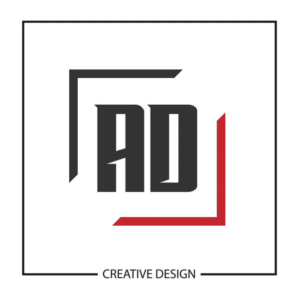 Начальное Письмо Логотип Шаблона Дизайн Векторной Иллюстрации — стоковый вектор