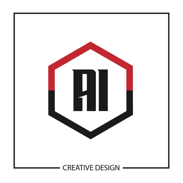 Carta Inicial Plantilla Logotipo Diseño Vector Ilustración — Archivo Imágenes Vectoriales