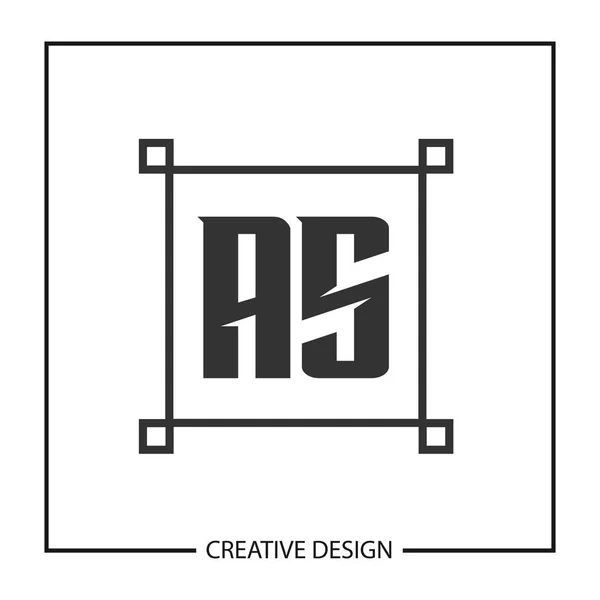 Första Bokstaven Som Logotyp Mall Design Vektorillustration — Stock vektor