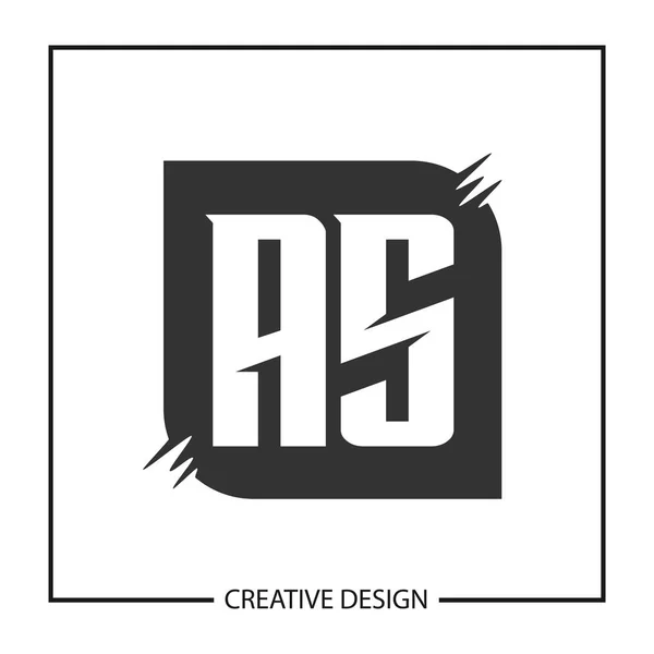 Eerste Brief Als Logo Template Design Vectorillustratie — Stockvector