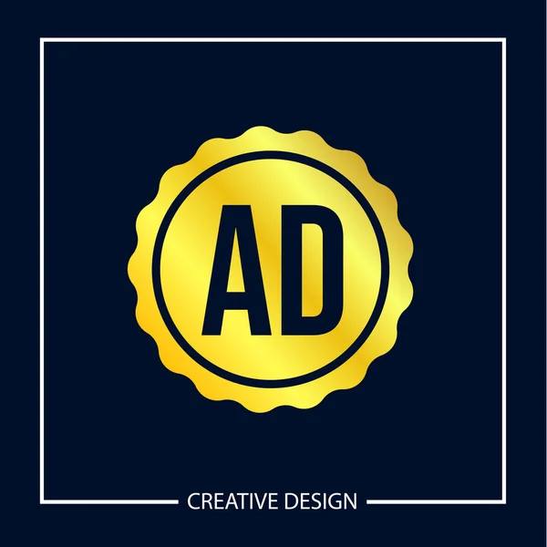 Carta Inicial Logo Template Design Vector Illustration —  Vetores de Stock