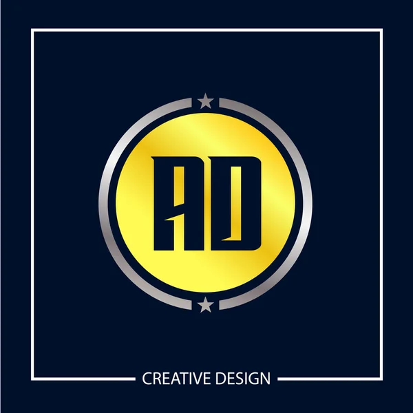 Carta Inicial Logo Template Design Vector Illustration — Vetor de Stock