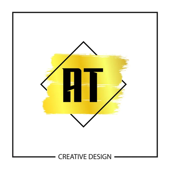 Carta Inicial Logo Template Design Vector Illustration — Vector de stock