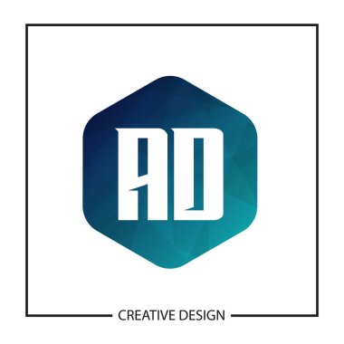 İlk harf reklam Logo şablonu tasarlamak vektör