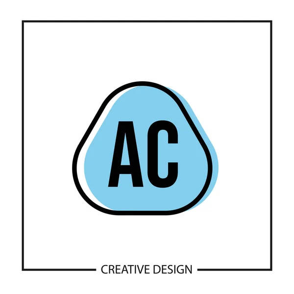 Lettera Iniziale Logo Modello Disegno Vettoriale Illustrazione — Vettoriale Stock