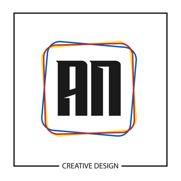 Первоначальное Письмо Logo Template Design Vector Illustration — стоковый вектор