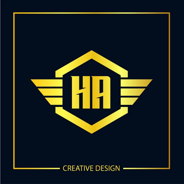 Letra Inicial Logo Template Design Vector Illustrator — Vector de stock