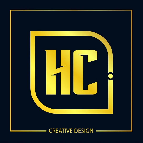 Carta Inicial Logo Template Design Vector Illustrator — Vetor de Stock