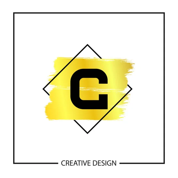 Αρχικό Γράμμα Πρότυπο Λογότυπο Σχεδιασμό Εικονογράφηση Φορέα — Διανυσματικό Αρχείο