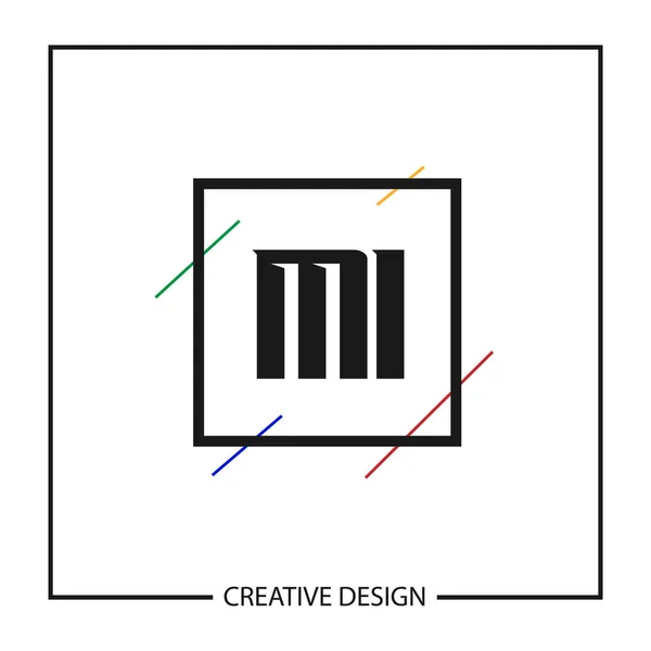 Lettre Initiale Modèle Logo Illustration Vectorielle Conception — Image vectorielle