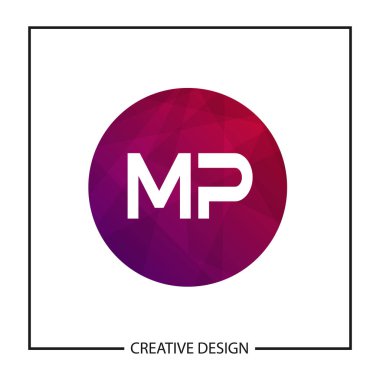 Initial Letter MP Logo Template Design Vector Illustration clipart