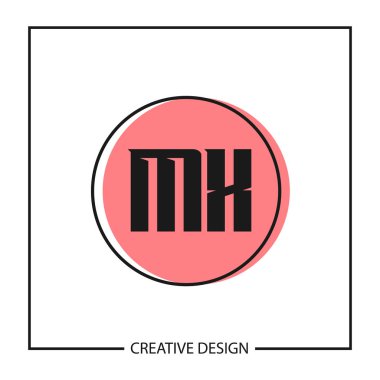 İlk harf Mx Logo şablonu tasarlamak vektör