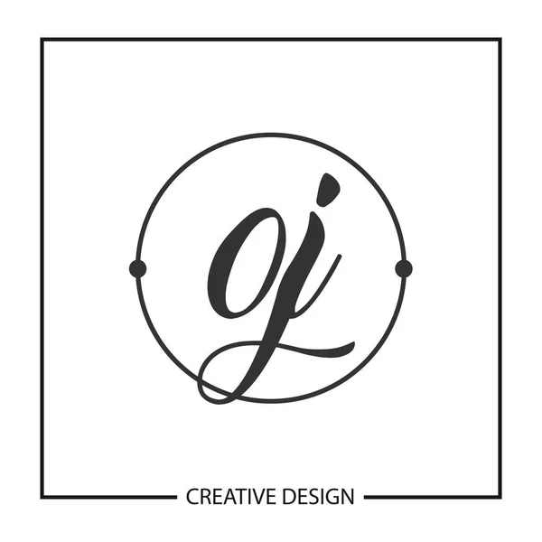Початковий Лист Логотип Шаблон Дизайн Векторні Ілюстрації — стоковий вектор