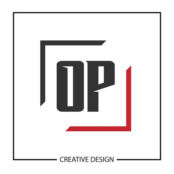 Lettera Iniziale Logo Modello Design Vector Illustrazione — Vettoriale Stock
