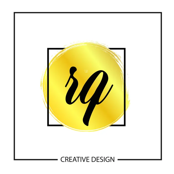 Eerste Brief Logo Template Design Vectorillustratie — Stockvector