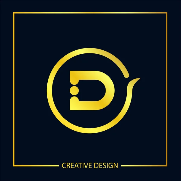 Початкова Літера Логотип Шаблон Дизайн Векторні Ілюстрації — стоковий вектор