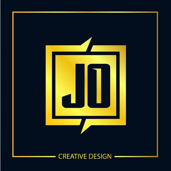 Alkuperäinen Kirje Logo Malli Design Vector Illustration — vektorikuva
