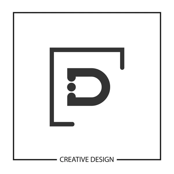 Bogstav Logo Skabelon Design Vektor Illustration – Stock-vektor