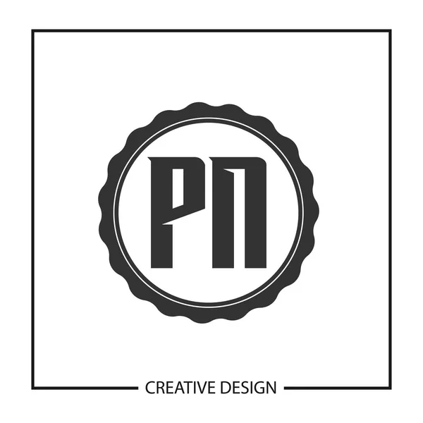 Letra Inicial Logo Plantilla Diseño Vector Ilustración — Archivo Imágenes Vectoriales
