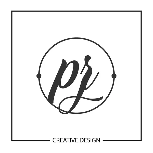 Letra Inicial Logo Plantilla Diseño Vector Ilustración — Archivo Imágenes Vectoriales