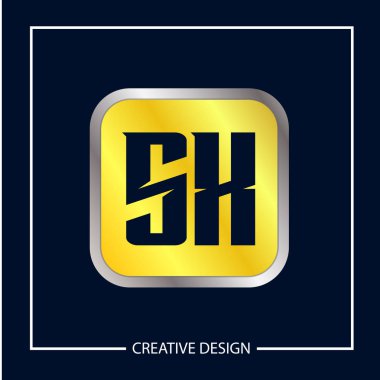 İlk harf Sx Logo şablonu tasarlamak vektör