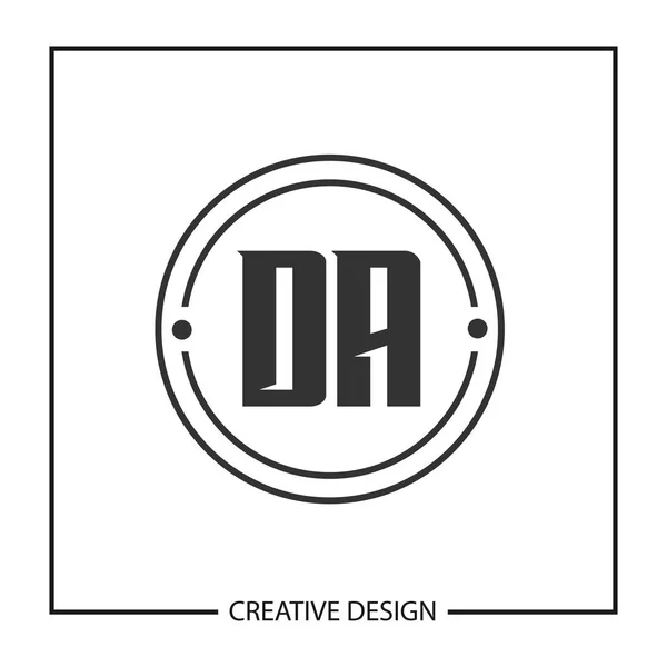 Mektubu Logo Şablonu Tasarlamak Vektör — Stok Vektör