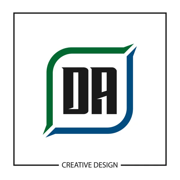 Mektubu Logo Şablonu Tasarlamak Vektör — Stok Vektör